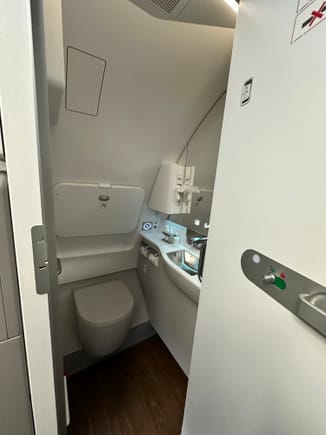 The cleanest BA toilet in the fleet