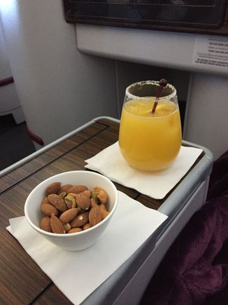 Pineapple Margarita & nuts