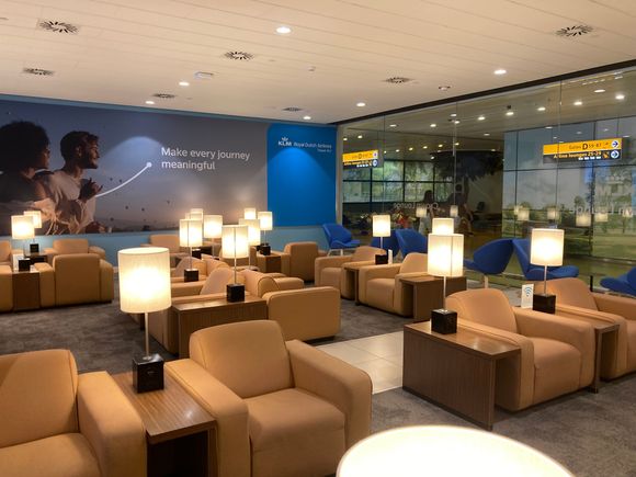 Outer edge of the lounge 