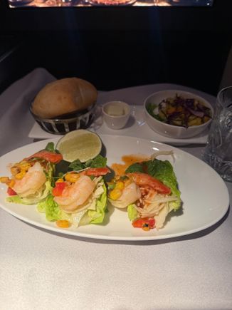 BA 114 - ok prawn salad 