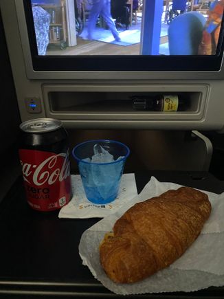 My BOB (Bring-on-board) ham and swiss croissant 