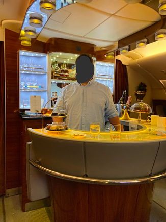 Obligatory EK on board bar pic