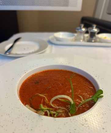 Red pepper soup