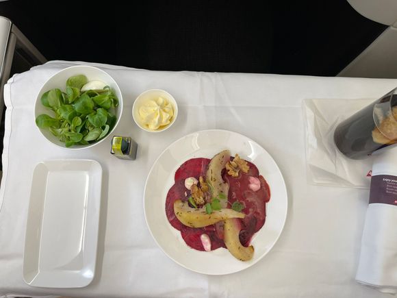 Beet carpaccio