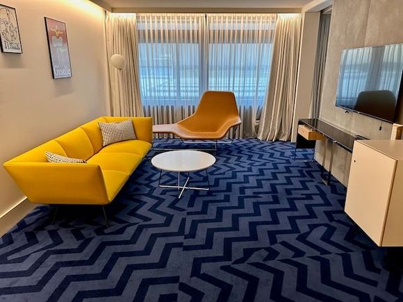 Living room in suite