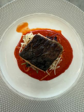The salmon - exactly the same as a few months ago