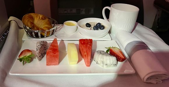 Fruit platter. Enjoyed.