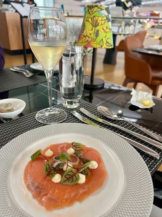 Smoked salmon starter