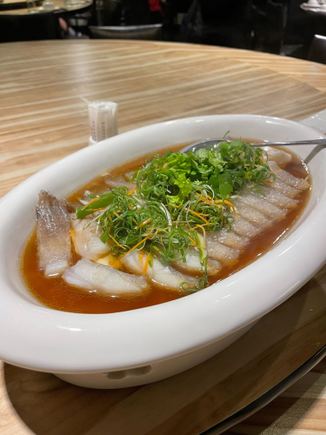 Steamed fish