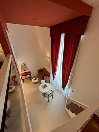 The first floor has a living room.