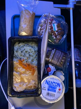 Dinner in economy