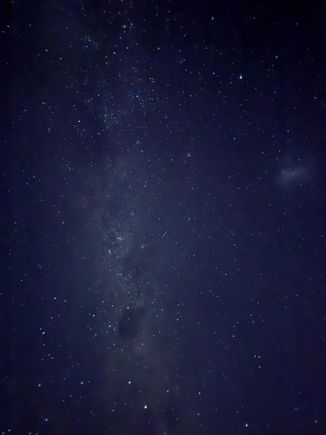 Great views of the stars each night and the Milky Way
