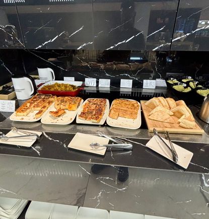 Bread for toasting and what appears to be pizza, I didn’t look too closely 