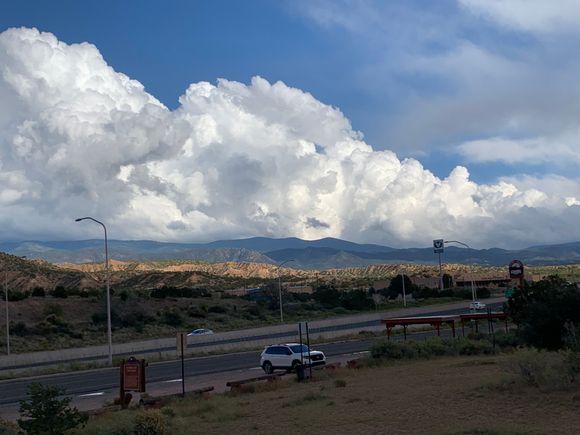 Big storms over the Sangre de Christo 