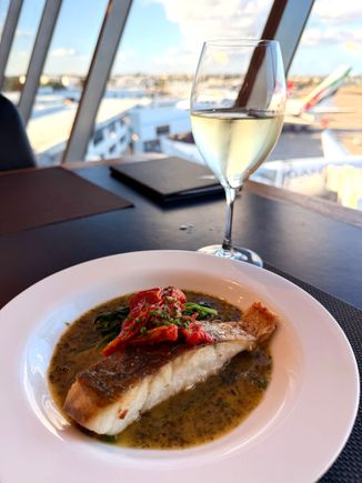 Barramundi - this was fantastic and light. 