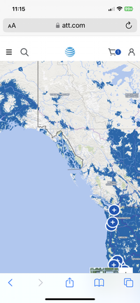 AT&T coverage for a cruise