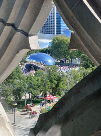Clear view of millennium park 