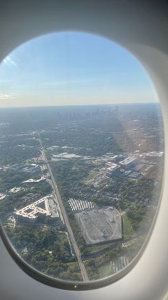 View of Austin landing on BA191.