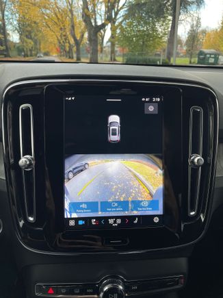 Back up camera - the backup camera is at a weird angle that makes it hard to park the car straight if you rely on the camera 