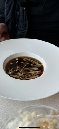 Enoki mushroom soup