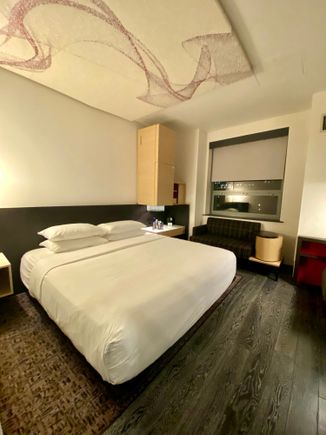 I appreciated the extra design effort to try to elevate the room standard
