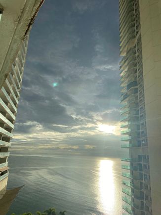 Sunrise from one of my balconies.