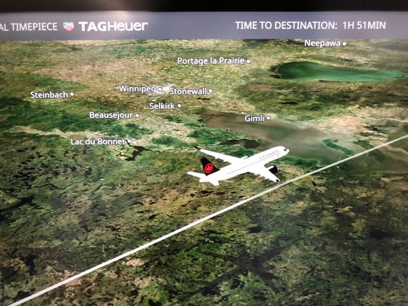 There's always something special when an AC plane gets close to Gimli.