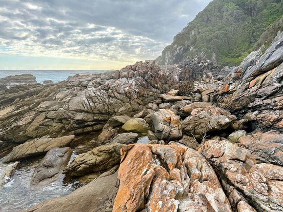 Tough hike, lots of climbing over boulders, but loads of fun and very rewarding.