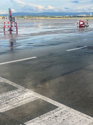 I doubt this will take much time but it is inline mostly with the thread title - taken a couple of weeks ago on my way across to the plane. AFKL destination. 