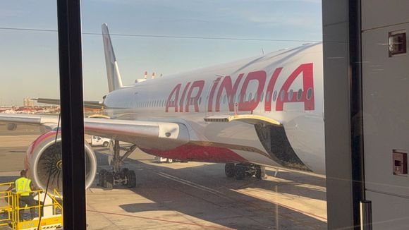 The beautiful chariot carrying me from Newark to Delhi.