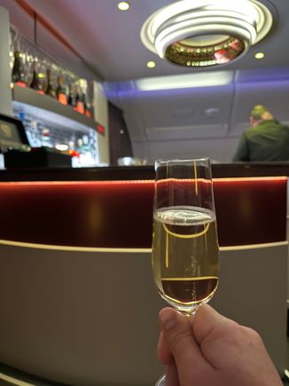 Armand de Brignac at the bar 