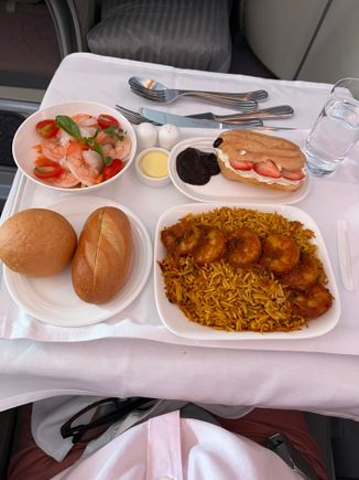 Prawn machbous.  Not particularly interesting, just some prawns with rice.