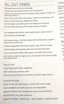Zoomed in, food. 