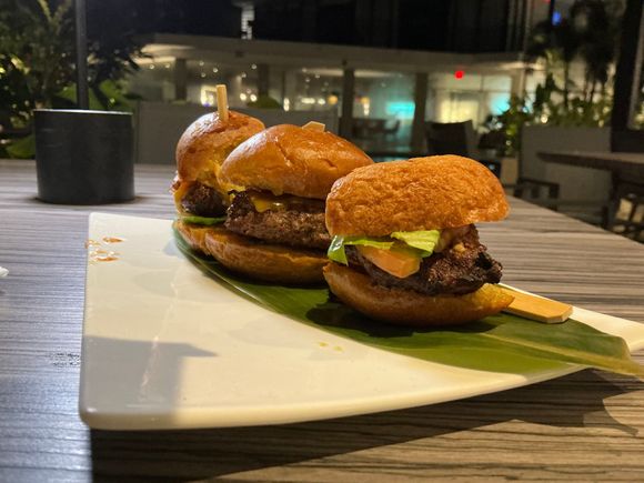 In lieu of club food you can have a snack at the restaurant.