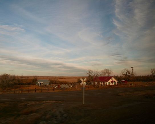 Montana on the train
