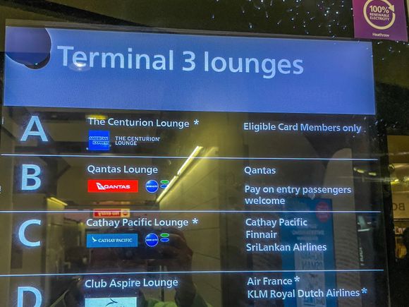 LHR T3 Lounges