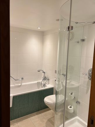 Bathroom in extension - dont think it has been updated.