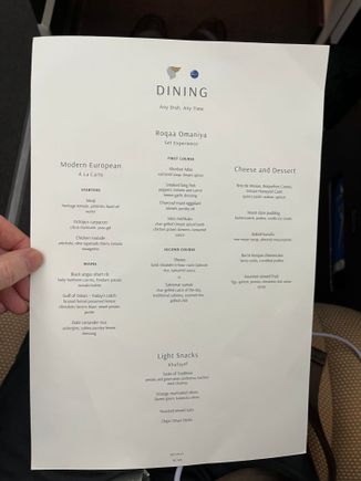 Food 

I went for the Western menu

