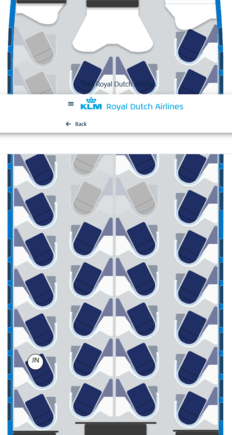 KLM eastbound - ORD - AMS