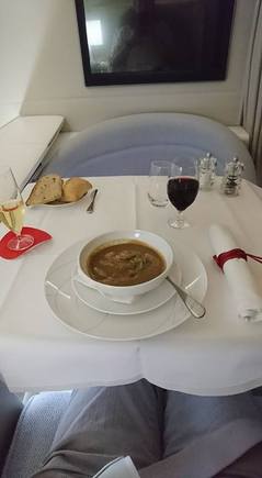 Lentil soup... tasted much better than it looked.