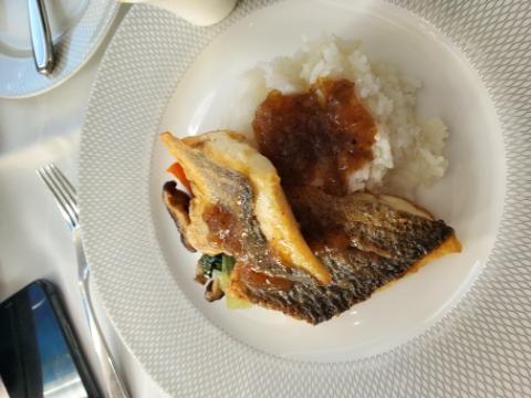 Grilled seabass