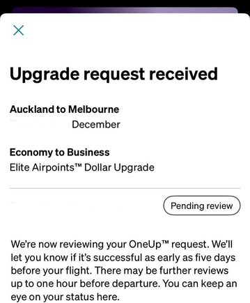 EAPD Upgrade pending with the "One Up message"