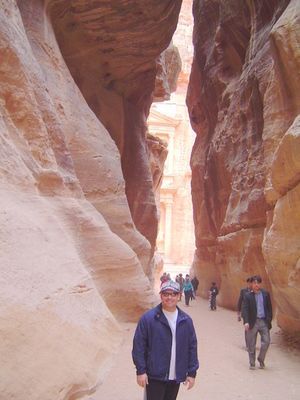 The siq at Petra