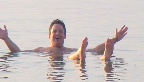 Floating in the Dead Sea, amazing feeling.