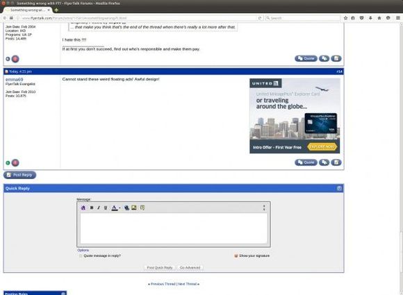 Ad Embedded into Post