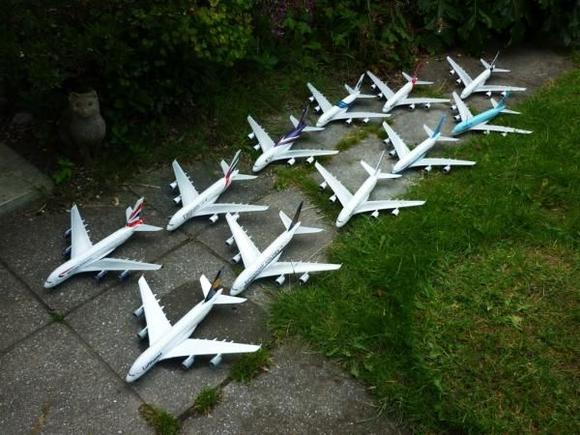 My A380 Collection in 1:200