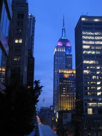 View from the terrace of the 5th Ave Terrace Suite (Rm 1101)