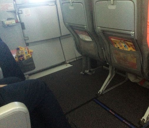 former Interjet plane exit row