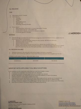 Price List A, page 2 (using Elite Breakfast benefit)