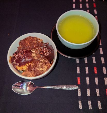 The dessert was pretty good. 